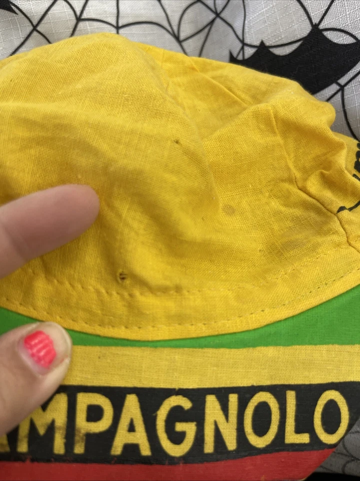 Bicicleta de ciclismo de algodón Campagnolo Campy vintage de la vieja escuela CAP H26 Foto 4 de 4