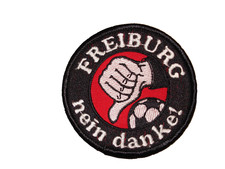 Anti - Aufnäher Freiburg  Nein Danke pro  Kaiserslautern  Fussball