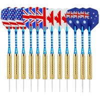 Darts 12 Packs Steel Tip With Aluminum Shafts And Brass Barrelsan Extra Round... on sale Darts 12 Packs Steel Tip With Aluminum Shafts And Brass Barrelsan Extra Round... on sale