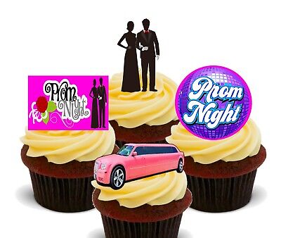 Pack of 12 Edible Cupcake Toppers Made4You Superhero Mix Stand-up Wafer Cake Decorations 