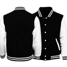 Unisex Varsity Style Fashion Letterman University College Baseball Jacket New