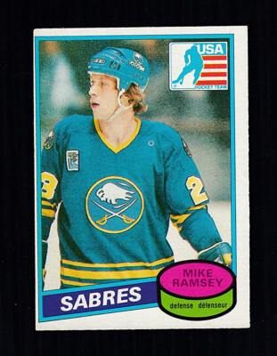 1980-81 MIKE RAMSEY #127 ROOKIE EX OPC USA Olympic Dream Team KEY Hockey Card RC