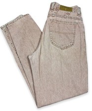 Vtg 90s LEE RIDERS Mom Jeans Light Wash High Rise Womens Fits 29x30 Coral Pink