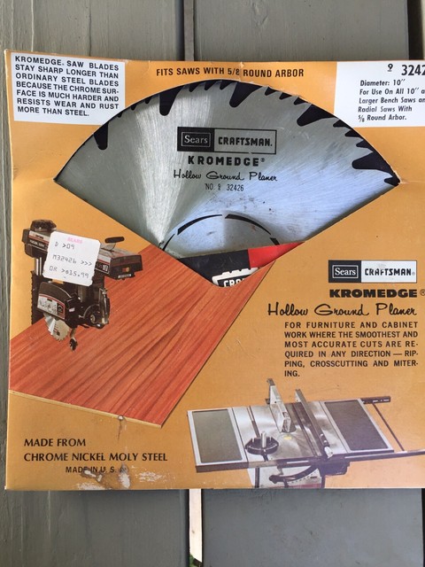 Sears Craftsman 10 X 64 Tooth Kromedge Blade Saw 32426