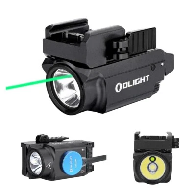 Olight Baldr Mini 600 Lumen Pistol Flashlight Green Laser Combo USB Rechargeable