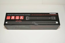 SECURITYMAN 2-In-1 Heavy Duty Door Security Bar Door WIndows Patio 2 Pack  NIB