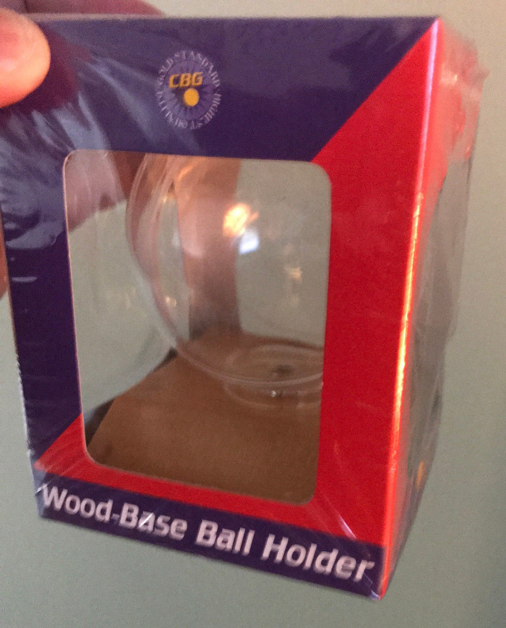 Light Wood Baseball Storage Holder Display Case eBay