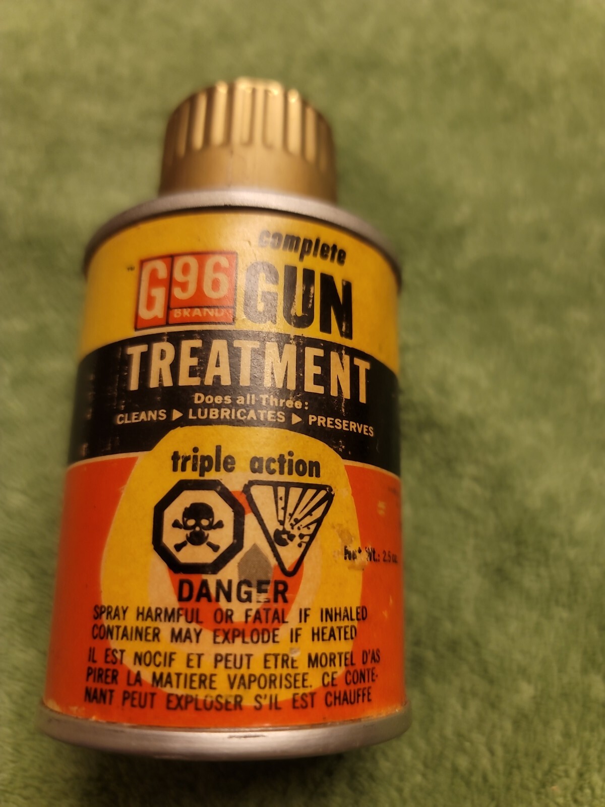 G&G G96 Triple Action Gun/Firearm Protection Treatment Lubricant 2.5 Oz