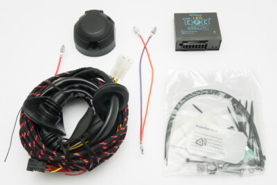 STEINHOF Nuovo gancio di traino fisso compatibile con Honda Jazz III Typ GD/GE 5-porte 2002-2008 con 13-poli kit elettrico universale