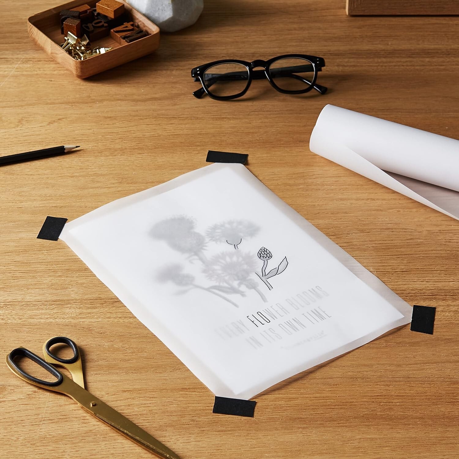 White Tracing & Sketching Paper Roll Dressmaking & Sewing Art & Craft