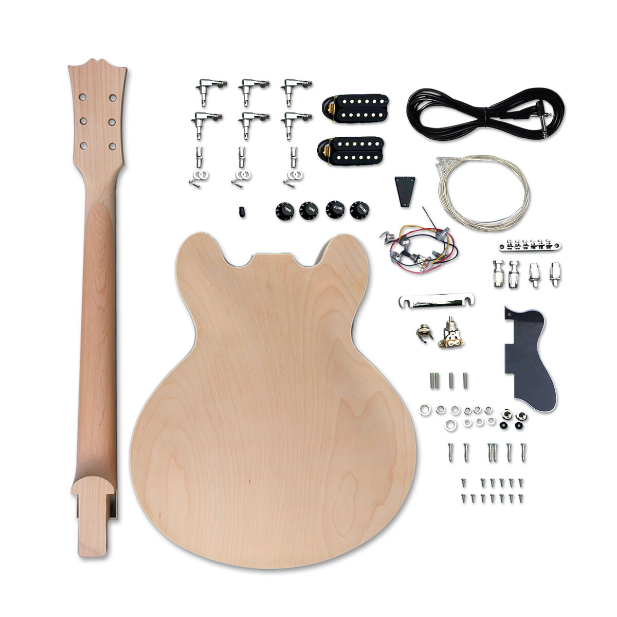 Electric Guitar Kit for DIY ES335 Style Build on your own Hollow guitar