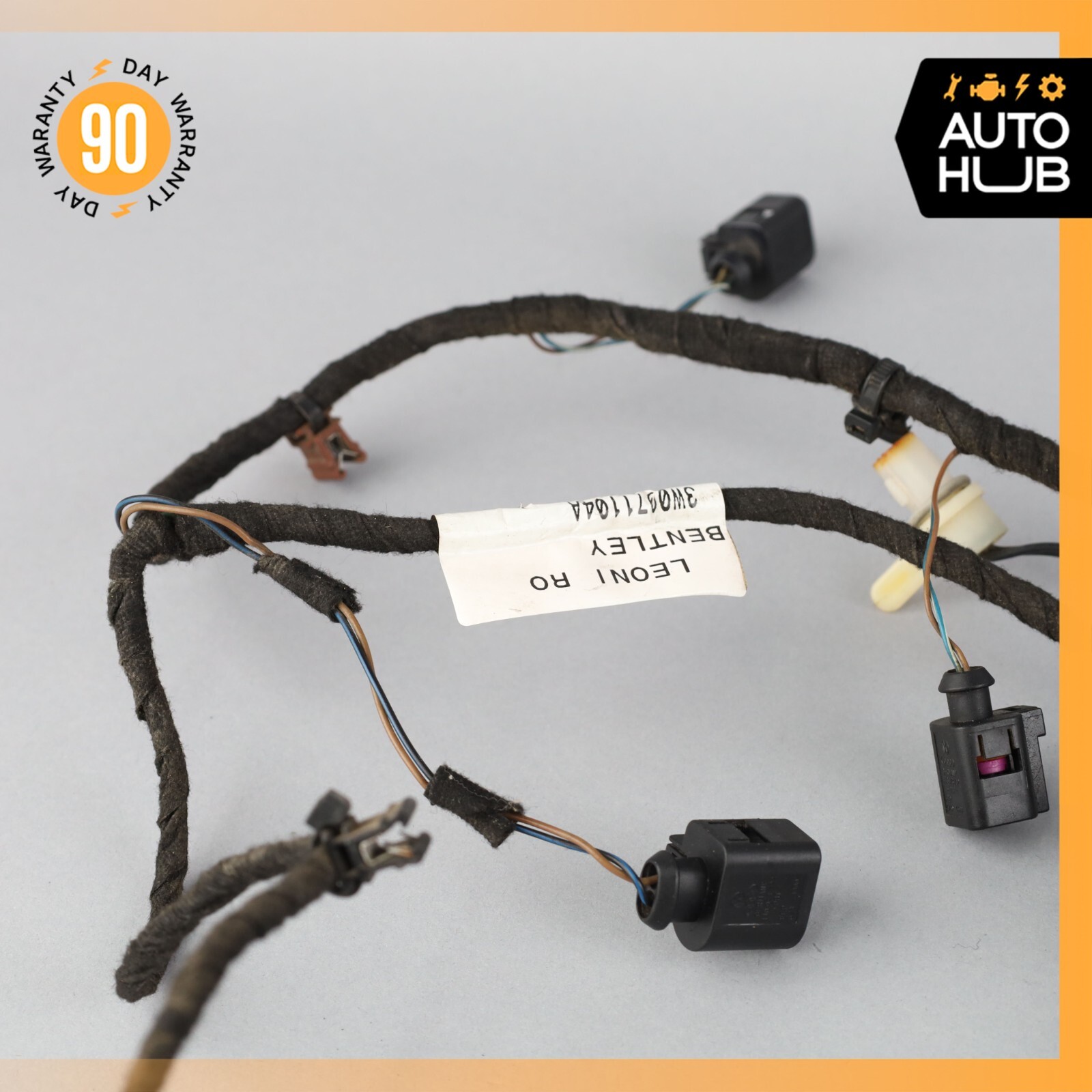 Bentley Continental GT GTC Rear Bumper Parking Sensor Wire Harness PDC OEM