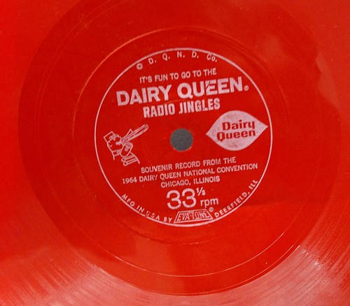 Vintage DAIRY QUEEN Radio Jingles Record / BOWLING GREEN Greenville Mississippi - Picture 2 of 3