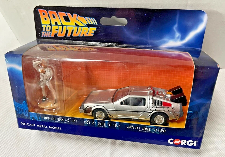 Corgi CC05503 Back to the Future DeLorean & Doc Brown Figure 1:36 Diecast Model — 第 3/4 张图片