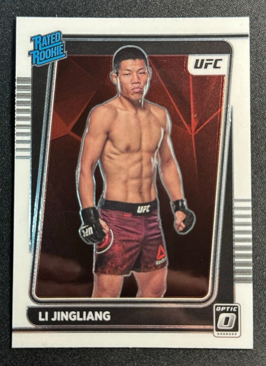 2022 Panini Donruss Optic UFC - Rated Rookie #113 Li Jingliang (RC)