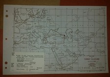 1943 US Army Karte T&uuml;rkei Gsgs 4292