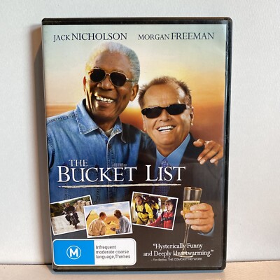 The Bucket List (DVD 2007) Region 4 VGC Morgan Freeman Jack Nicholson 