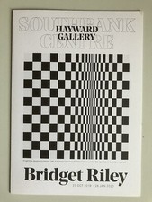 BRIDGET RILEY, exhibition announcement card, Hayward Gallery, London, 2020.