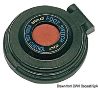 Osculati Anchor Electric Windlass Control Activation Red/Black Button 76x83 mm