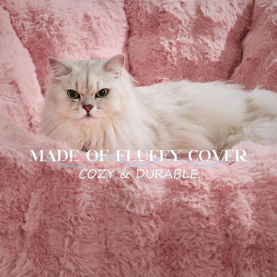 Silla Bolsa de Frijoles Silla Bolsa de Frijoles de Gran Tamaño para Adultos Bolsa de Frijoles Grande en Forma de Donut con Foto 4 de 4