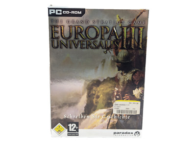 Europa Universalis 3 PC Cd Rom Papschuber Paradox Sehr Gut