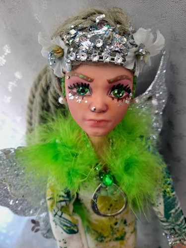 Charlie an ooak Monster high Puppe speziell neu bemalt Fairy Art Fashion Drag Queen - Bild 14 von 15