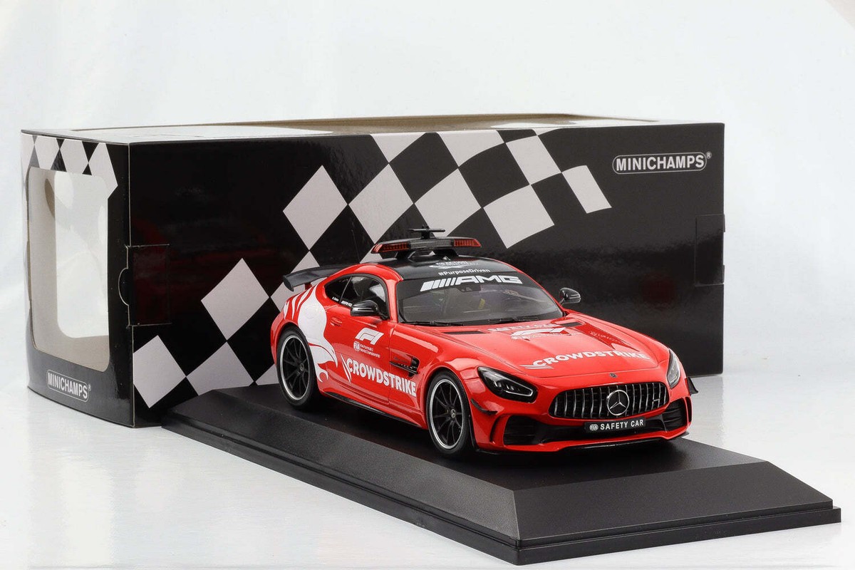 ミニカー Mercedes-AMG GTR official FIA safety car Minichamps 1:18 Mercedes-Benz AMG GT-R Safety Car formula 1