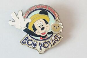 Tokyo Disney Resort Pin Flag Ship Shop Bon Voyage Grand Opening 2001 TDR JAPAN