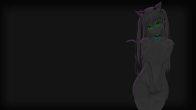 Anime dark background glowing eyes green  simple Playmat Gaming Mat Desk