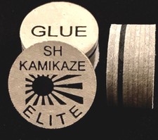 NEW....Kamikaze ELITE Layered Cue Tips 14 MM  SH  3 Tips  Fast Shipping.