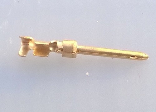(100) NEU AMP TE 6-66506-1 Gr. 20 DF Kontakt Stecker Pins Mil-Spec TYCO Gold AU - Bild 2 von 3