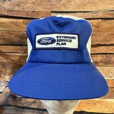 VTG Ford Extended Service Plan Blue White Mesh Trucker Hat Adjustable Snapback
