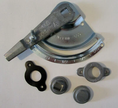 Ventline 555 1/2" Steel Damper Quadrant Kit w/Handle, Bearings & Gasket, HVAC