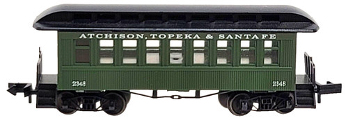 Entrenador de pase Overton ATSF N Roundhouse 8505 34' #2345 rapido cplrs & mtl whls nuevo en caja | Zustand: New