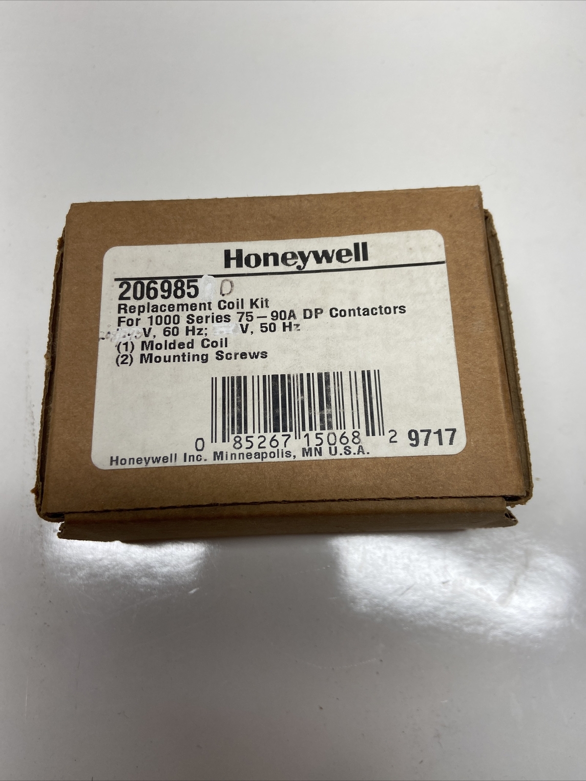 Honeywell 206985D Coil Kit 240V for 75A-90A Contactors NEW!!!