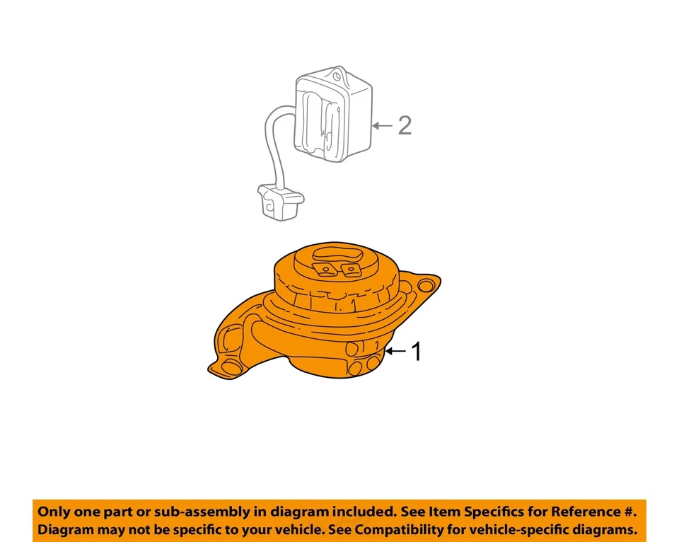 Motor soplador HVAC usado se adapta a: Cadillac Deville 2005 tubo de refrigeración grado A Foto 3 de 4