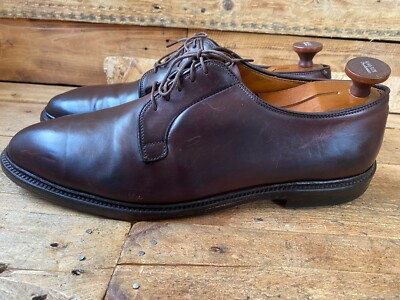 Alden9903(990同型) Alden 990 Shell Cordovan Plain Toe Blucher brown Leather