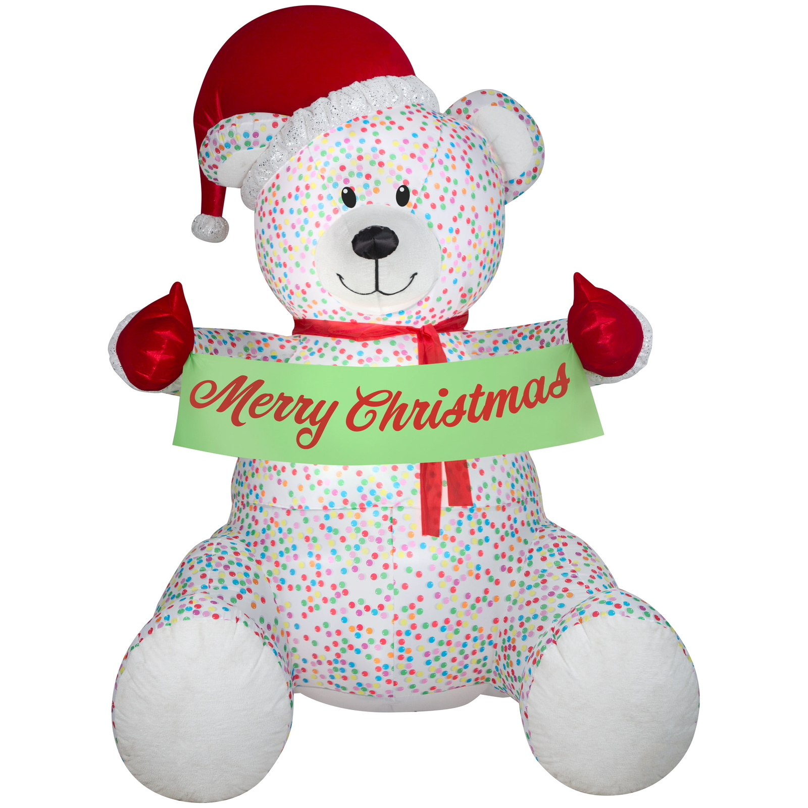 outdoor christmas teddy bear
