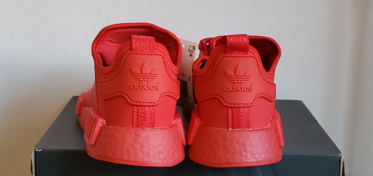 Adidas NMD R1 Scarlet FV9017 Triple Scarlet Red Men's Running Shoes | eBay