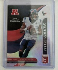 2020 Donruss Elite Title Waves DESHAUN WATSON #6  Houston Texans 🏈