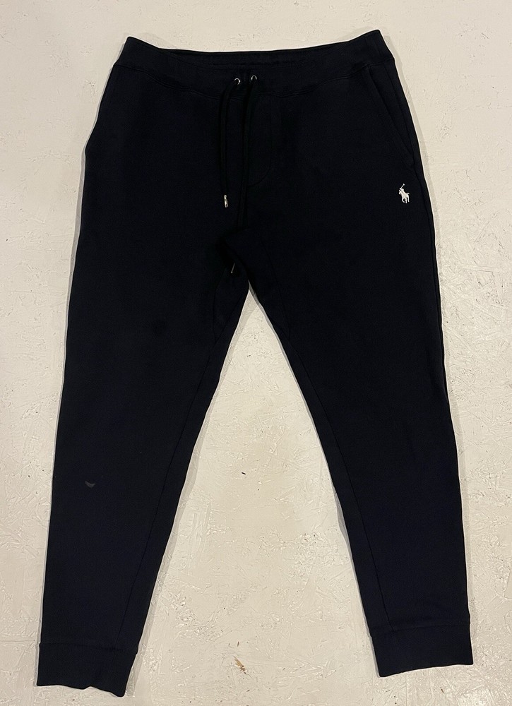 Ralph Lauren Mens Blue Elastic Waist Tapered Jogger Pants Size M