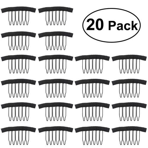 Suoirblss 10er Pack Dehnbare Stirnbandreifen Mit Zahnkamm – Flexibel & Bequem Für Damen (schwarz)
