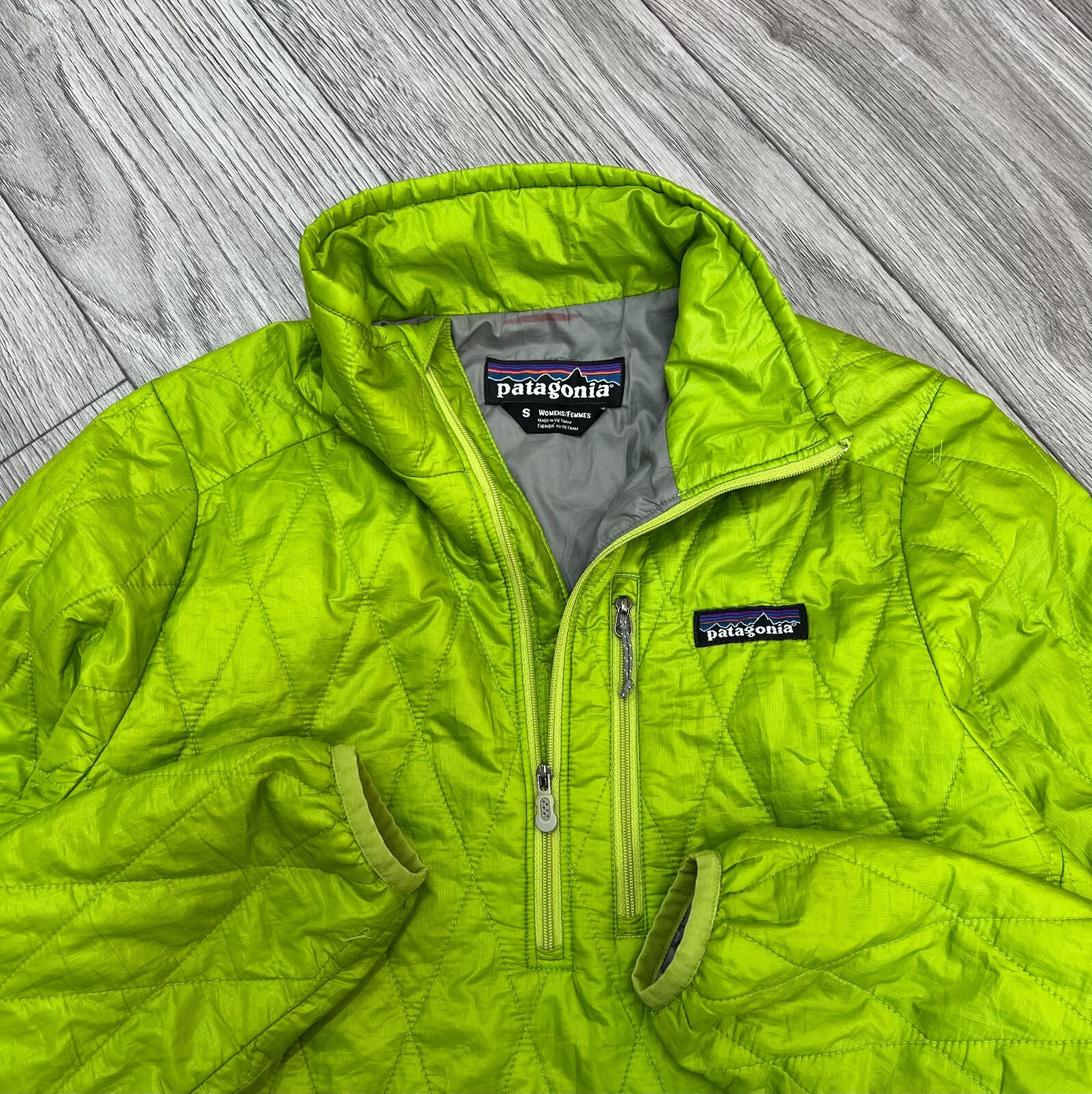 Patagonia Nano Puff Primaloft 1/4 Zip Jacket Pullover Women's