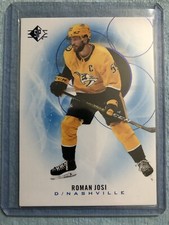 2020-21 SP Hockey Blue Parallel Base Card Roman Josi Nashville Predators (SP)