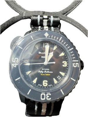 新品未使用　保証付　ブランパン　スウォッチ　OCEAN OF STORMS OCEAN OF STORMS - Bioceramic Scuba Fifty Fathomsコレクション