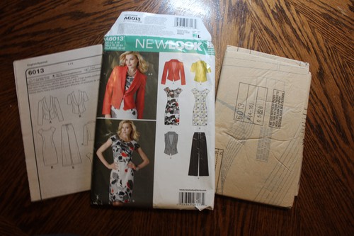 New Look A6013 Sewing Pattern Fitted Dress, Jacket, Trousers, Misses' 4-16 - Picture 3 of 3