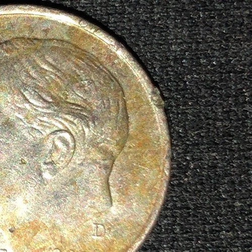 2010 - D Roosevelt Dime Rim Error Color Stained - Image 2 of 3