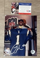 LaDAINIAN TOMLINSON HOF Signed San Diego Chargers 8x10 Photo AUTO PSA COA