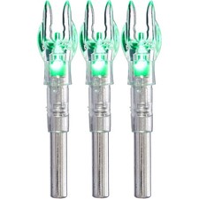 Nockturnal Green Lighted X-Nock 3-Pack