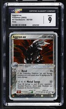 CGC 9 MINT Aggron EX 95/100 EX Sandstorm Holo Pokemon Card on eBay